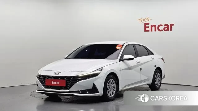 Hyundai Avante (CN7) 2020 Белый из Кореи