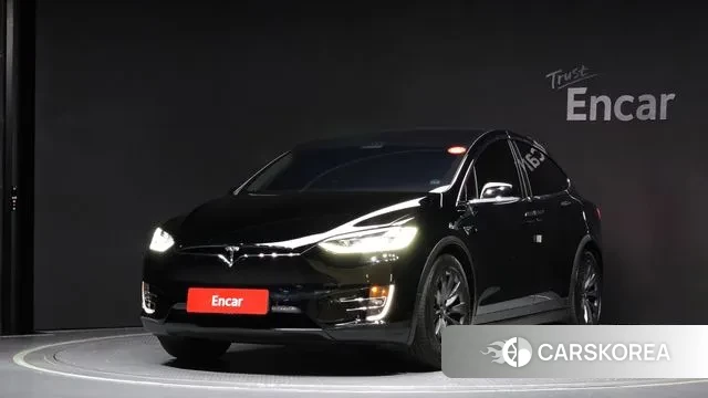 Tesla Model X 2019 Черный из Кореи