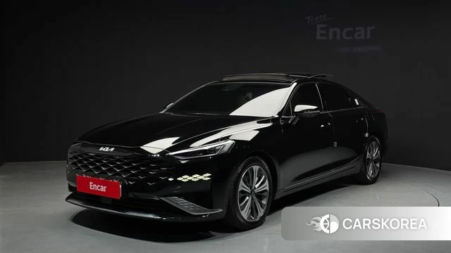 Kia K8 Hybrid 2023 Черный из Кореи