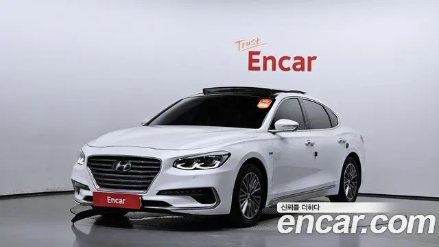 Hyundai Grandeur IG Hybrid 2018 Белый из Кореи