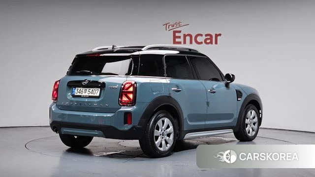 Mini Cooper Countryman 2021 Небесно-голубой из Кореи
