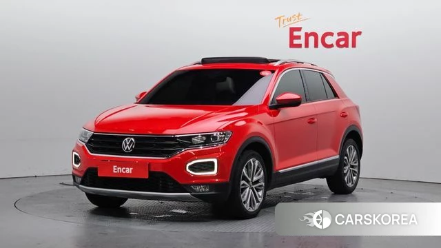 Volkswagen T-Roc 2021 Красный из Кореи