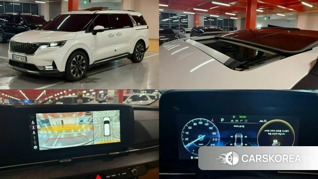 Kia Carnival 4th generation 2023 Белый из Кореи