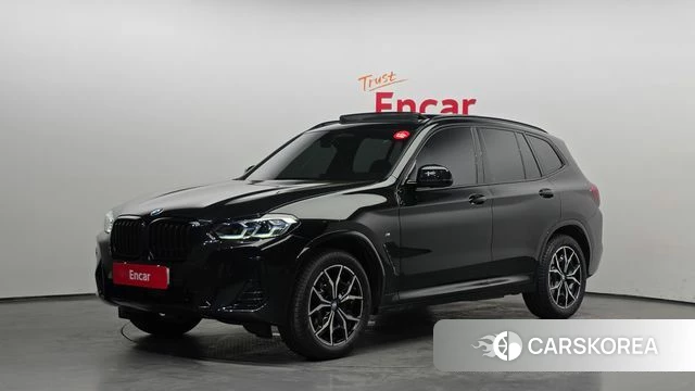 BMW X3 (G01) 2022 Черный из Кореи