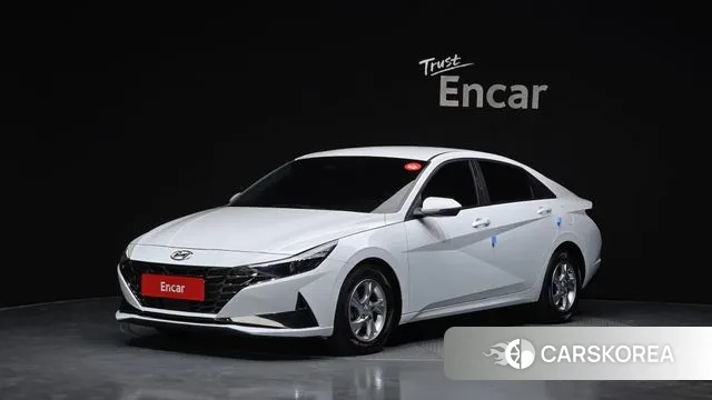 Hyundai Avante (CN7) 2022 Белый из Кореи