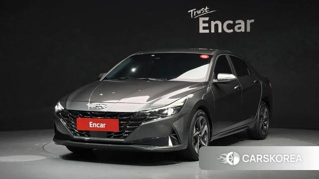 Hyundai Avante (CN7) 2021 Серый из Кореи