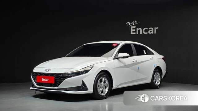 Hyundai Avante (CN7) 2022 Белый из Кореи