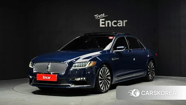 Lincoln Continental 10th Generation 2019 Синий из Кореи