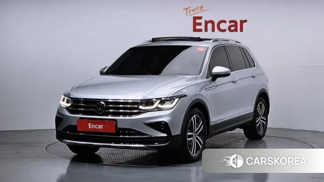 Volkswagen Tiguan second Generation 2022 Серебряный из Кореи