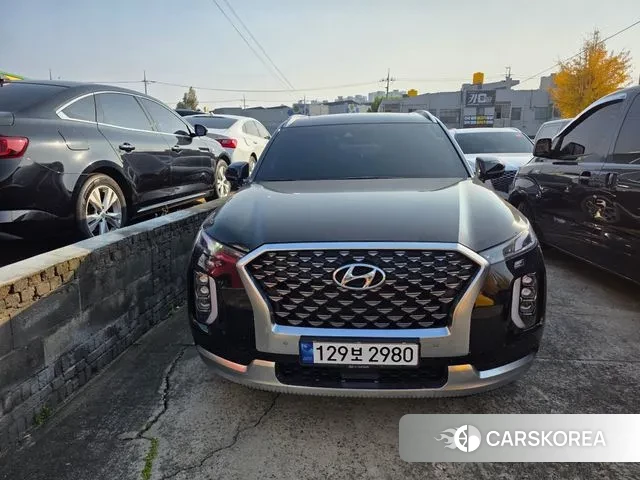 Hyundai Palisade 2021 Черный из Кореи