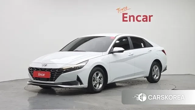 Hyundai Avante (CN7) 2022 Белый из Кореи