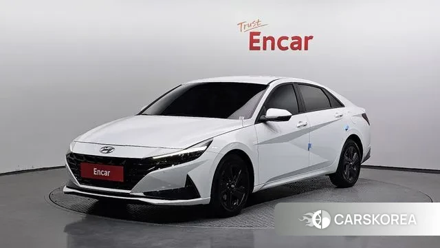 Hyundai Avante (CN7) 2022 Белый из Кореи