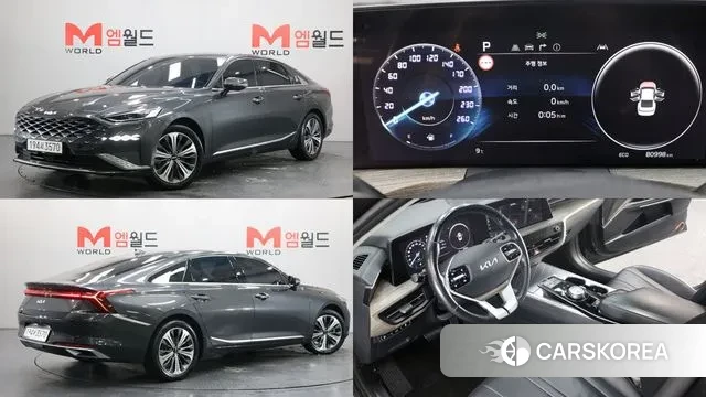 Kia K8 2021 Серый из Кореи