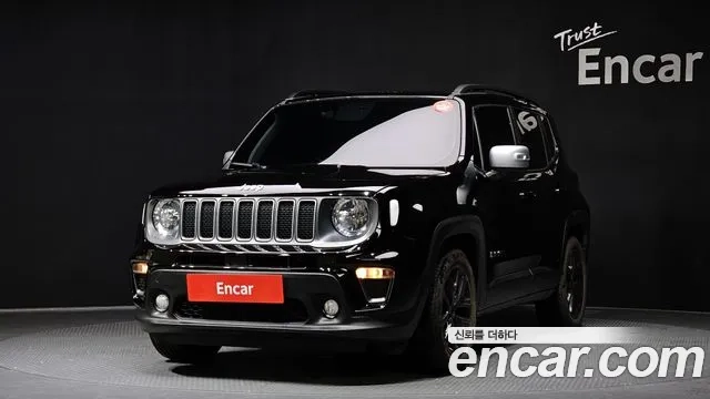 Jeep Renegade 2022 Черный из Кореи