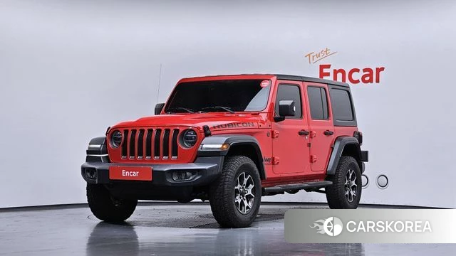Jeep Wrangler (JL) 2018 Красный из Кореи