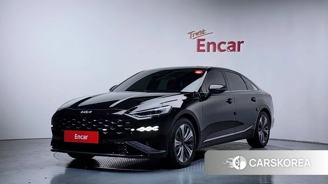 Kia K8 Hybrid 2021 Черный из Кореи