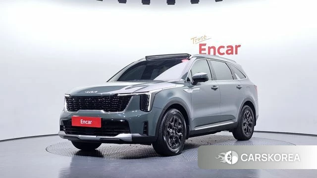 Kia The New Sorento 4th Generation 2024 Зеленый из Кореи