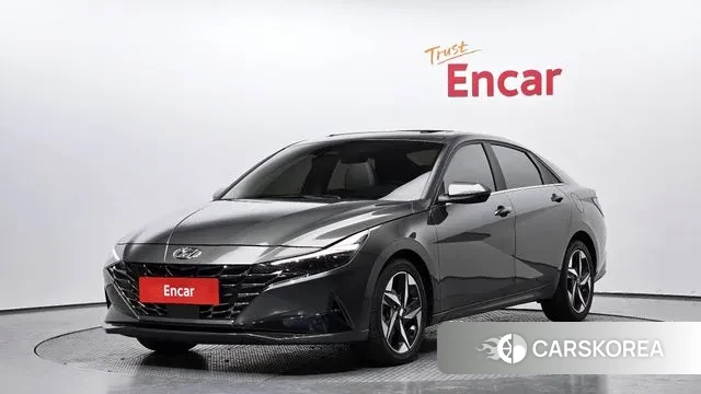 Hyundai Avante (CN7) 2022 Серый из Кореи