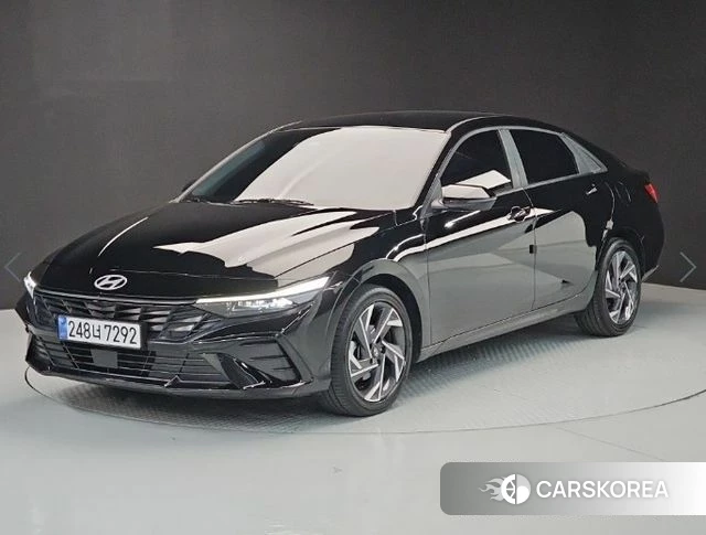 Hyundai The New Avante (CN7) 2024 Черный из Кореи