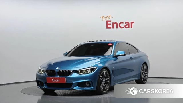 BMW 4 Series (F32) 2018 Синий из Кореи
