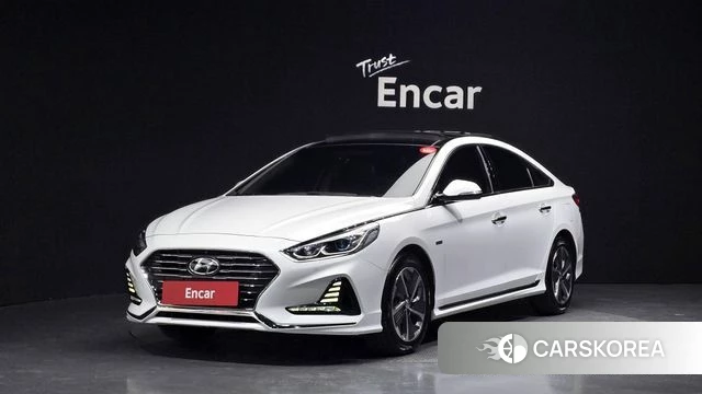 Hyundai Sonata New Rise Hybrid 2018 Белый из Кореи