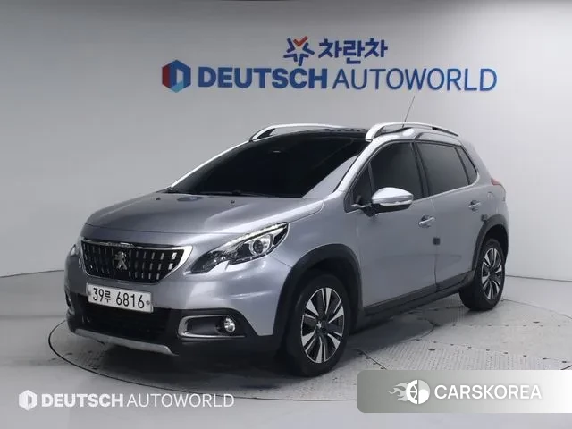 Peugeot 2008 2018 Серебристо-серый из Кореи