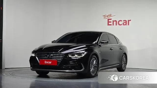 Hyundai Grandeur IG Hybrid 2018 Черный из Кореи