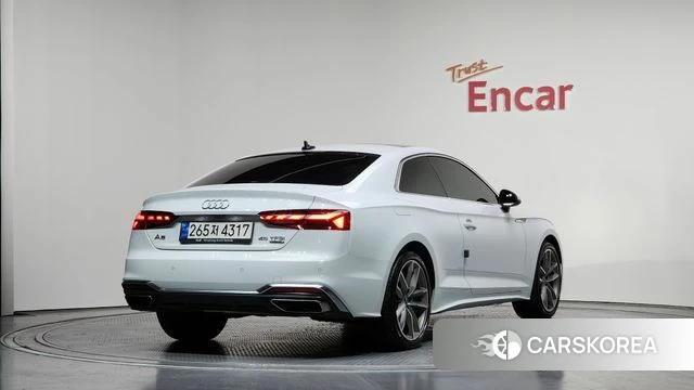 Audi A5 (F5) 2021 Белый из Кореи