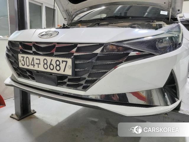 Hyundai Avante (CN7) 2022 Белый из Кореи