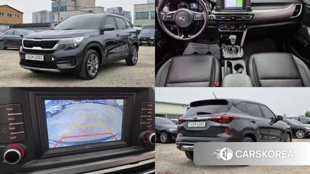 Kia Seltos 2021 Серый из Кореи