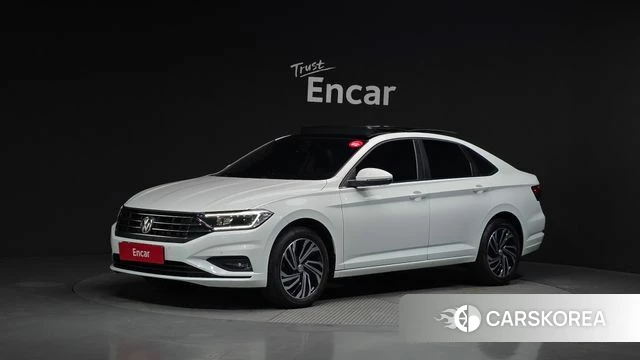 Volkswagen 7th Generation of Jetta 2021 Белый из Кореи
