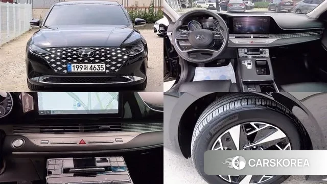 Hyundai The New Grandeur IG Hybrid 2022 Черный из Кореи