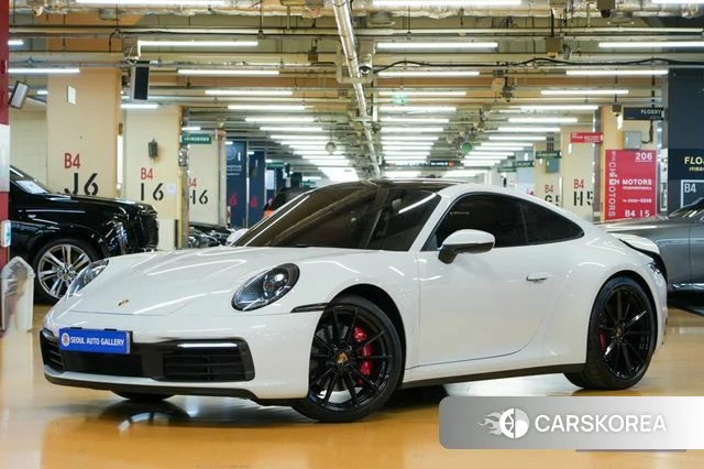 Porsche 911(992) 2020 Белый из Кореи