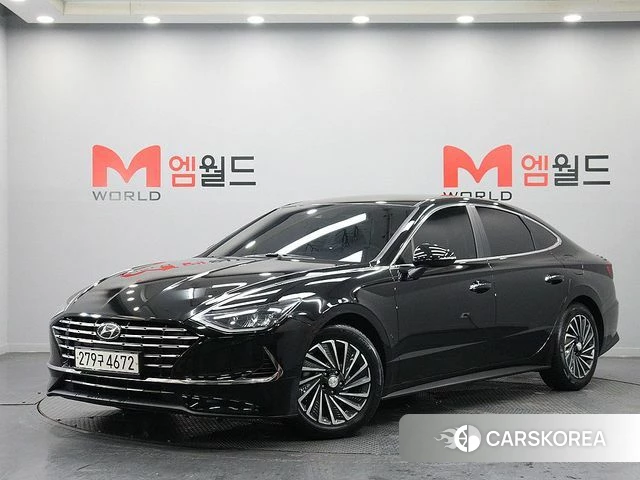 Hyundai Sonata Hybrid (DN8) 2021 Черный из Кореи