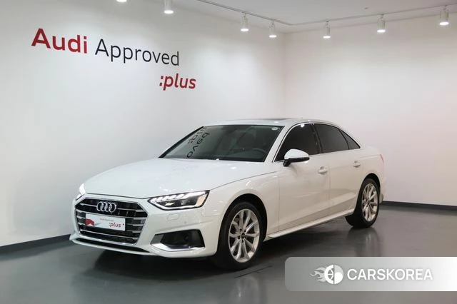 Audi A4 (B9) 2023 Белый из Кореи