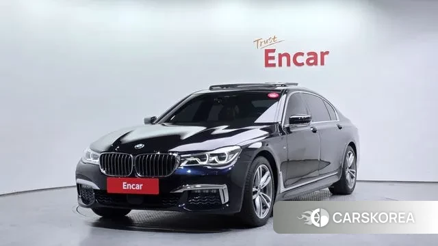 BMW 7 Series (G11) 2018 Черный из Кореи