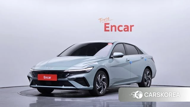 Hyundai The New Avante (CN7) 2025 Светло-зеленый из Кореи