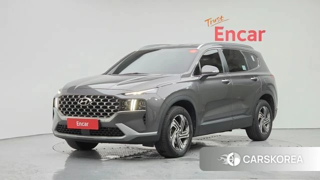 Hyundai The New Santa Fe 2022 Серый из Кореи