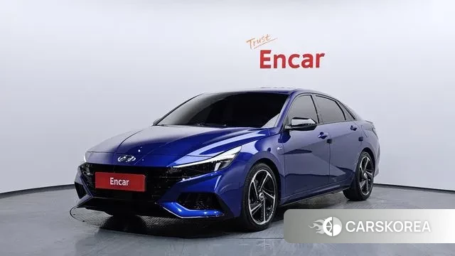 Hyundai Avante (CN7) 2020 Синий из Кореи