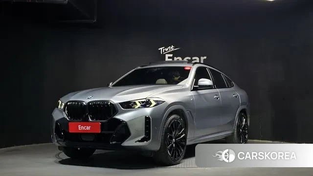 BMW X6 (G06) 2025 Серебристо-серый из Кореи