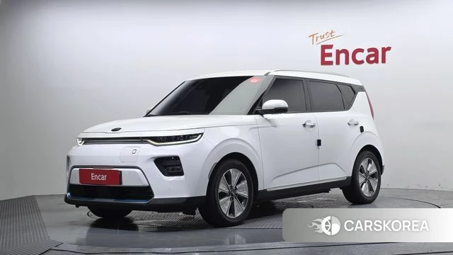 Kia Soul Booster EV 2019 Белый из Кореи