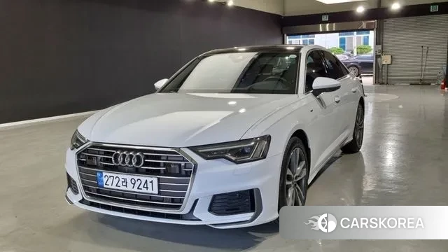 Audi A6 (C8) 2021 Белый из Кореи