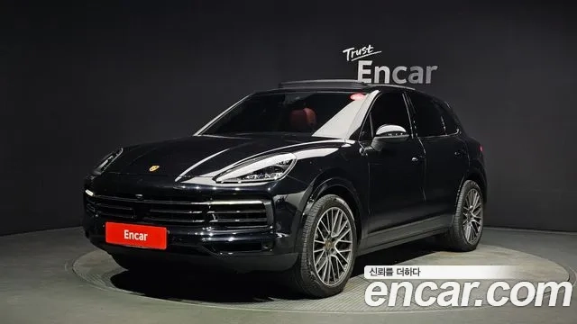 Porsche Cayenne (PO536) 2021 Черный из Кореи