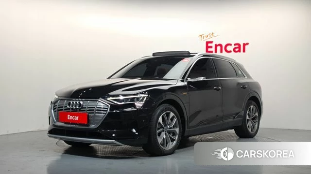 Audi e-Tron 2021 Черный из Кореи