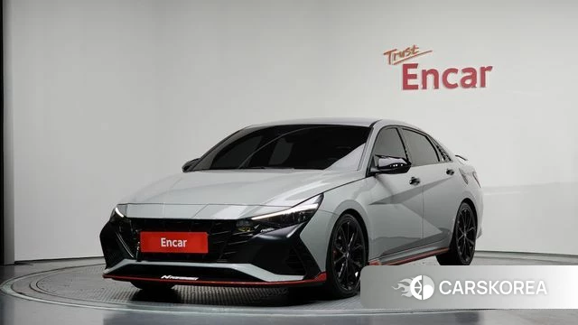 Hyundai Avante (CN7) 2023 Серебристо-серый из Кореи