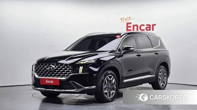 Hyundai The New Santa Fe 2023 Черный из Кореи