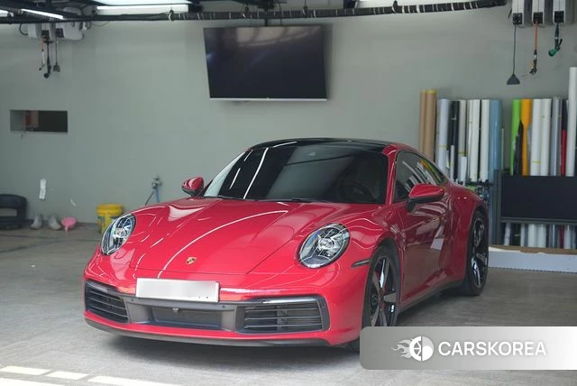 Porsche 911(992) 2020 Красный из Кореи