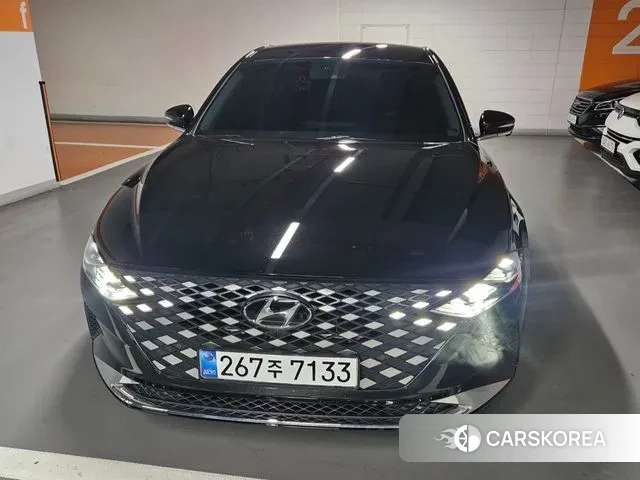 Hyundai The New Grandeur IG Hybrid 2021 Черный из Кореи