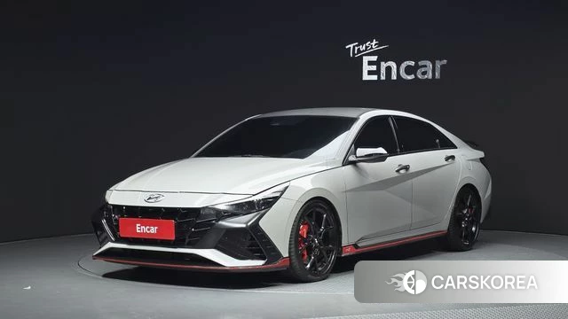 Hyundai Avante (CN7) 2021 Серебристо-серый из Кореи