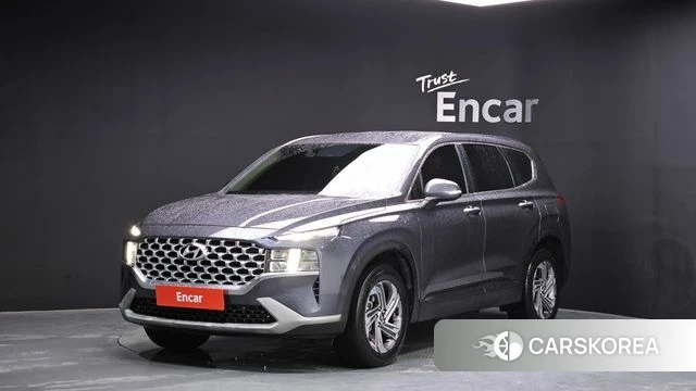 Hyundai The New Santa Fe 2021 Серый из Кореи